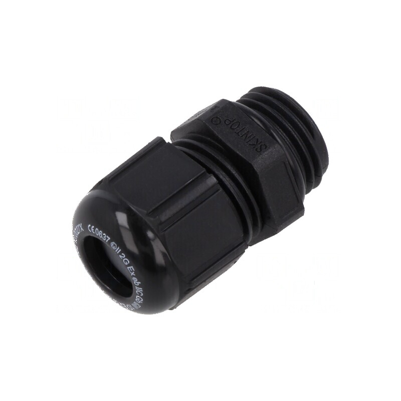 Garnitură etanșare M16 1,5 IP68 poliamidă neagră | Electronic-mag.ro | Componente Electronice
