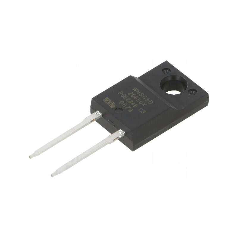 Diodă Schottky SiC THT 650V 20A TO220FP-2 | Electronic-mag.ro | Componente Electronice