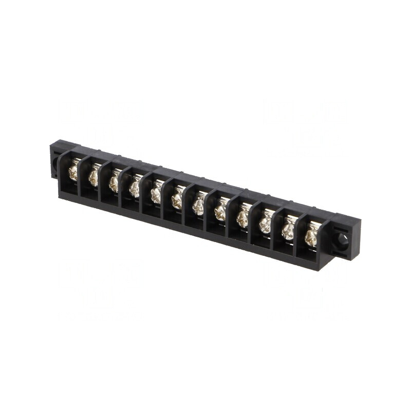 Regletă de conexiuni PCB 90° 12 piste 8,25mm | Electronic-mag.ro | Componente Electronice