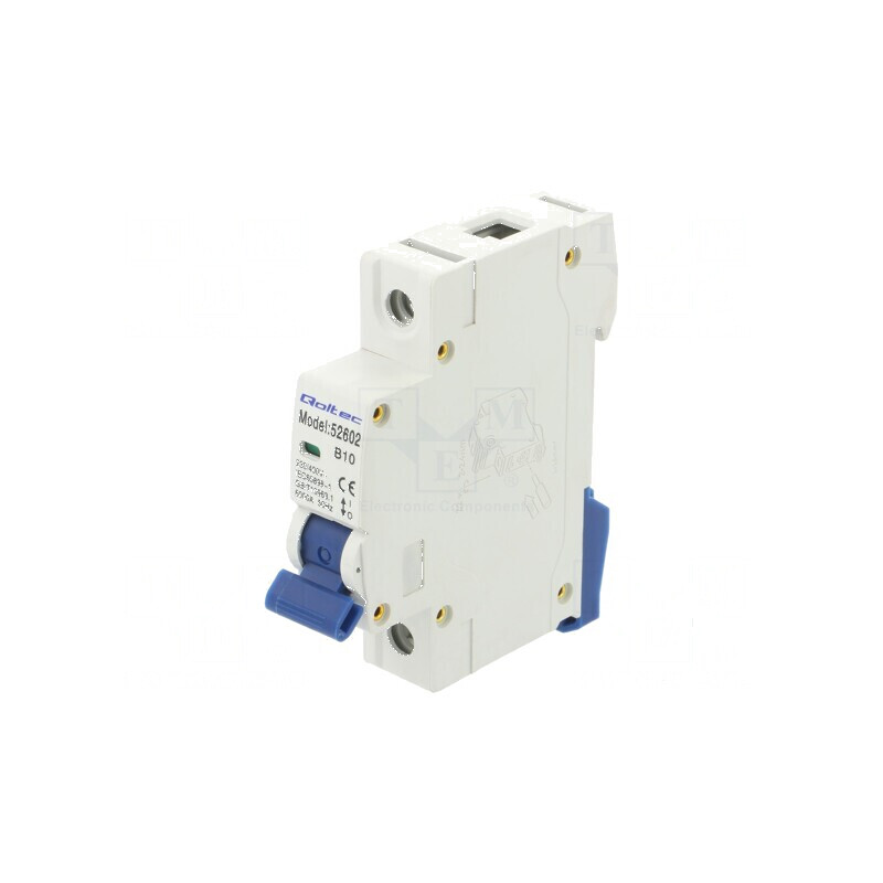 Întrerupător de supracurent 10A Poli 1 pentru şină DIN IP20 | Electronic-mag.ro | Componente Electronice