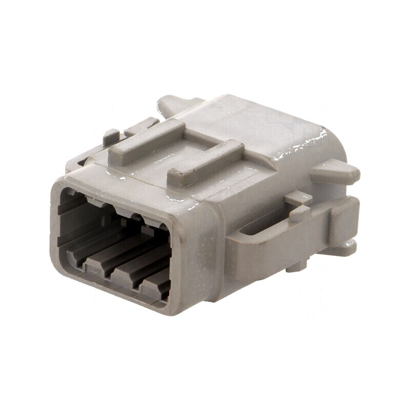 Conector cablu-cablu DTM mamă PIN 8 gri IP68 | Electronic-mag.ro | Componente Electronice