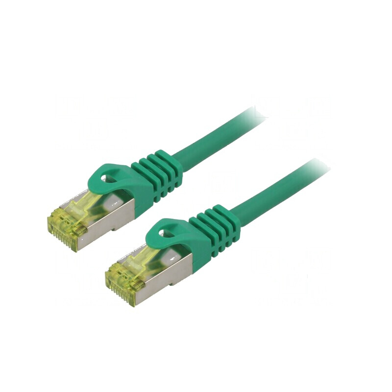 Cablul Patch S/FTP 6a LSZH Verde 2m 27AWG | Electronic-mag.ro | Componente Electronice