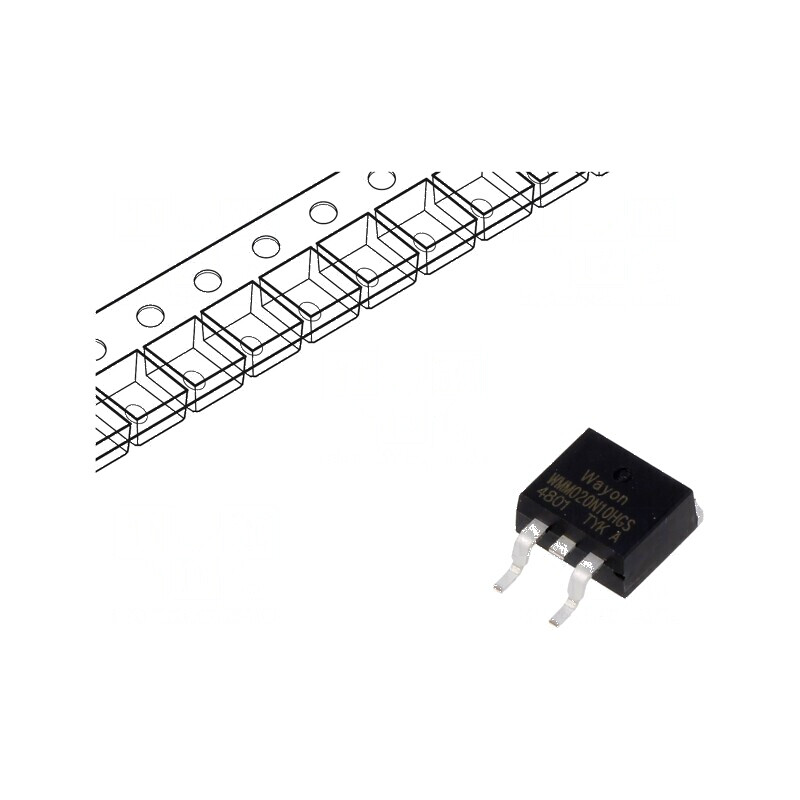 N-MOSFET unipolar TO263 Tranzistor | Electronic-mag.ro | Componente Electronice