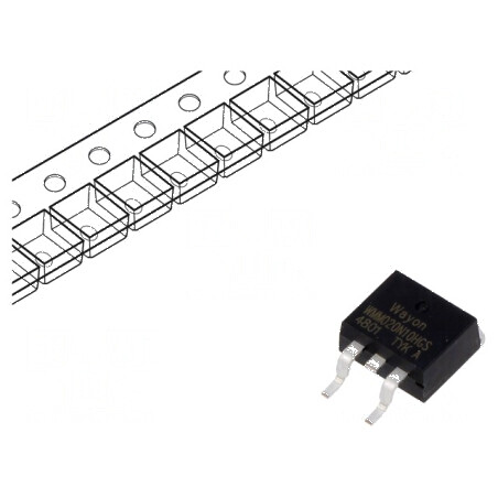 N-MOSFET unipolar TO263 Tranzistor | Electronic-mag.ro | Componente Electronice