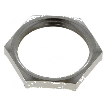 Piuliță cu împământare PG21 din alamă, 32mm, 60-200°C, filet PG | Electronic-mag.ro | Componente Electronice