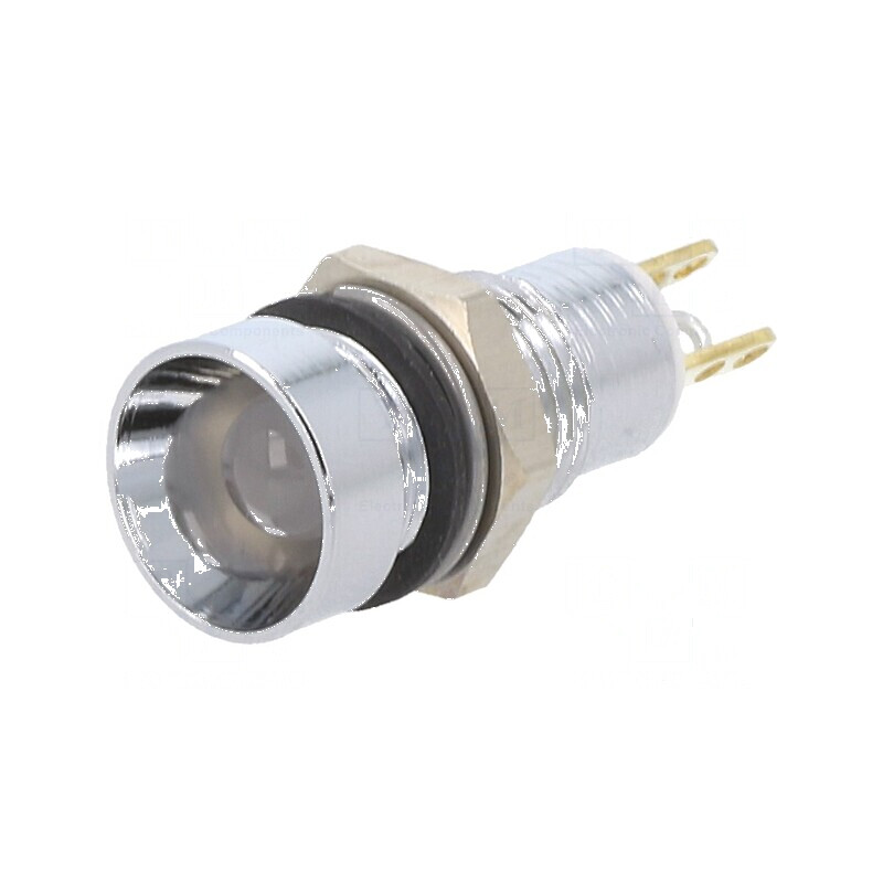 Lampă LED concav roșu/verde/galben Ø8mm | Electronic-mag.ro | Componente Electronice