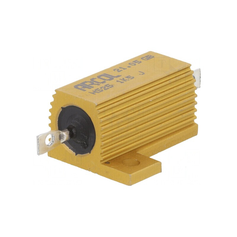 Rezistor 1,5kΩ 25W cu radiator pentru înşurubare ±5% | Electronic-mag.ro | Componente Electronice
