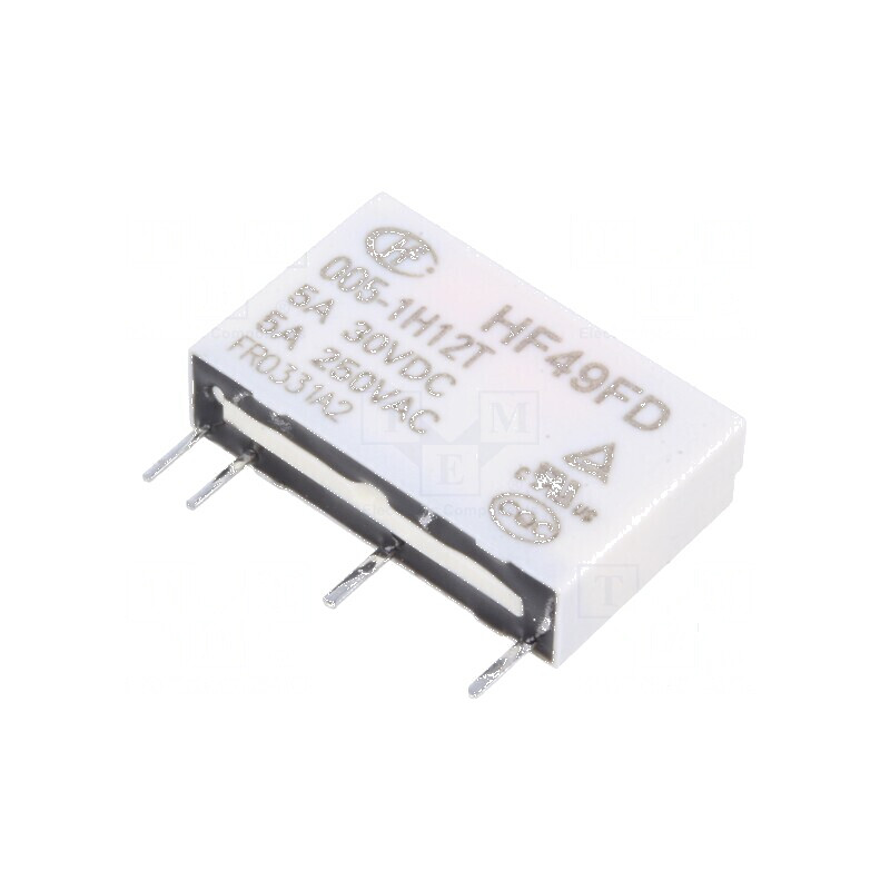 Releu electromagnetic SPST-NO 5VDC 5A 250VAC PCB | Electronic-mag.ro | Componente Electronice