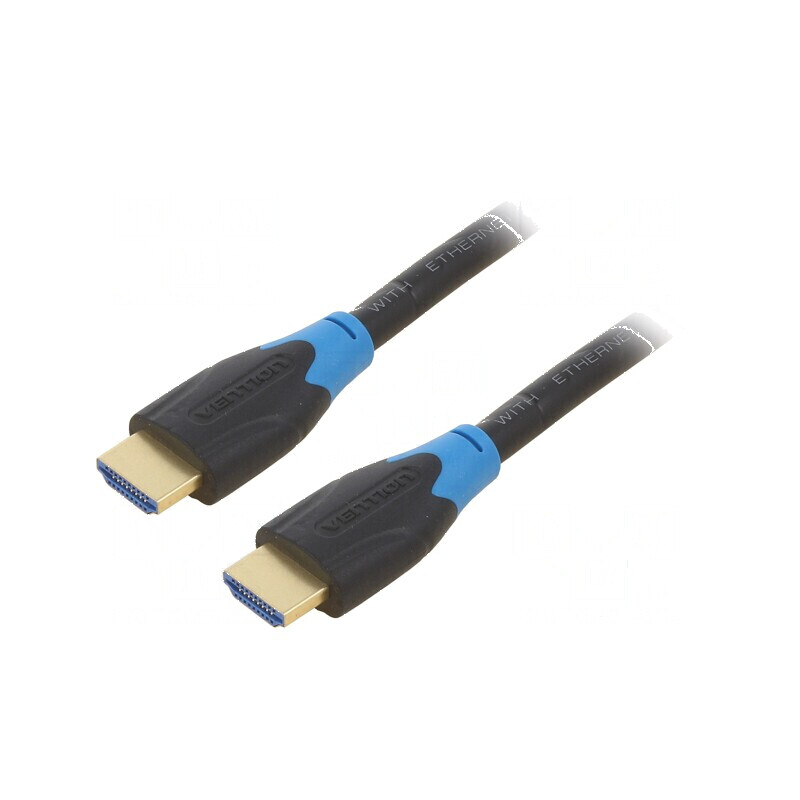 Cablu HDMI 2.0 0,5m negru PVC | Electronic-mag.ro | Componente Electronice