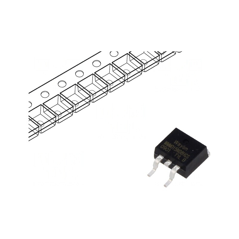 Tranzistor N-MOSFET unipolar TO263 | Electronic-mag.ro | Componente Electronice