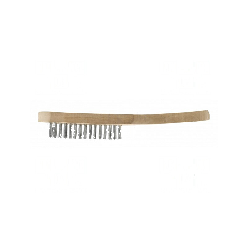 Perie din fir de oțel cu mâner din lemn, 290mm, 5 șiruri | Electronic-mag.ro | Componente Electronice Perie din fir de oțel cu mâner din lemn, 290mm, 5 șiruri | Electronic-mag.ro | Componente Electronice
