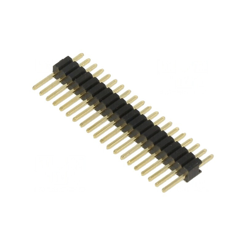 Conector vertical 20 poziții masculin SIL pentru tablouri prin perforare | Electronic-mag.ro | Componente Electronice Conector vertical 20 poziții masculin SIL pentru tablouri prin perforare | Electronic-mag.ro | Componente Electronice