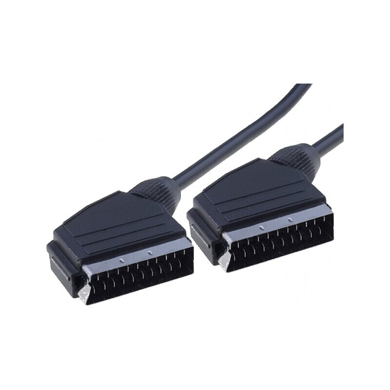 Cablu SCART 1,5m negru ecranat, mufă la ambele capete | Electronic-mag.ro | Componente Electronice Cablu SCART 1,5m negru ecranat, mufă la ambele capete | Electronic-mag.ro | Componente Electronice