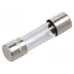 Siguranță ardere rapidă 1A 250VAC 5x20mm alamă GMA | Electronic-mag.ro | Componente Electronice