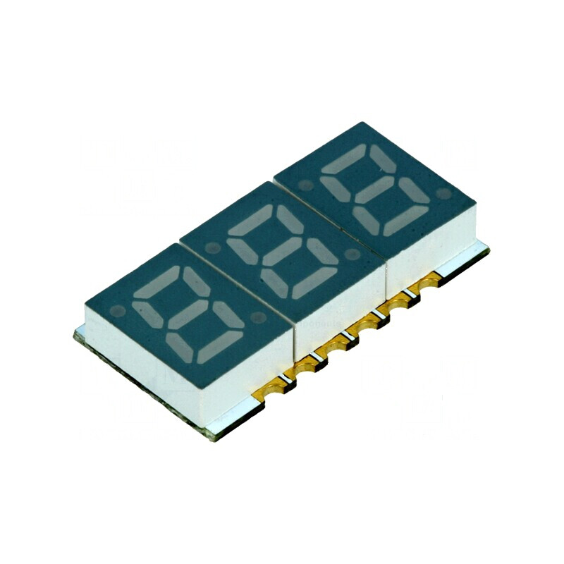 Afișaj LED 7 segmente 10mm 0,28 Nr.car: 3 roșie 2÷10mcd | Electronic-mag.ro | Componente Electronice Afișaj LED 7 segmente 10mm 0,28 Nr.car: 3 roșie 2÷10mcd | Electronic-mag.ro | Componente Electronice