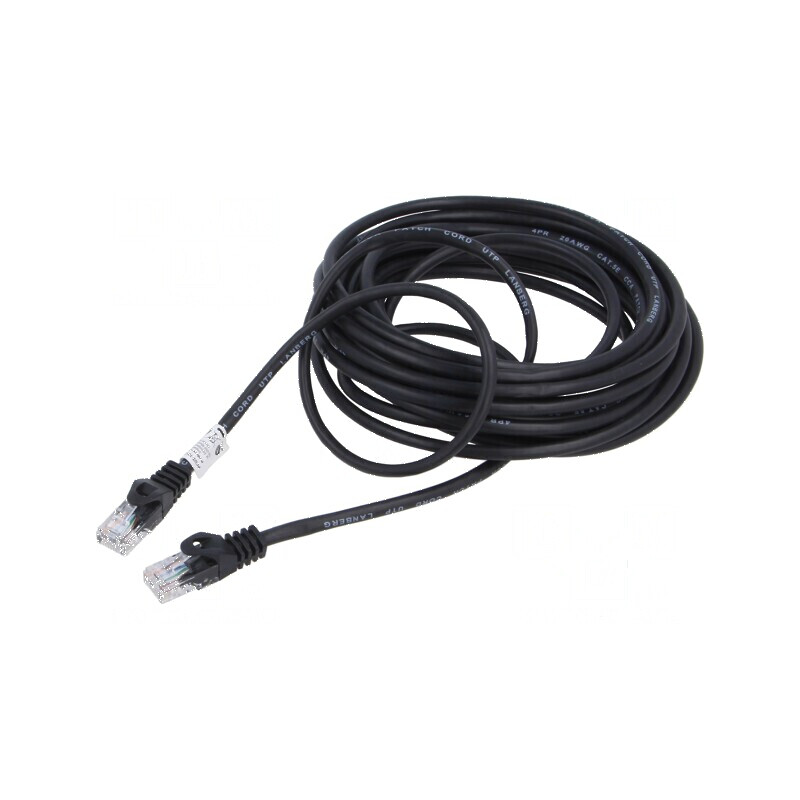 Cabluri Patch U/UTP 5e CCA PVC Negru 7,5m 26AWG | Electronic-mag.ro | Componente Electronice
