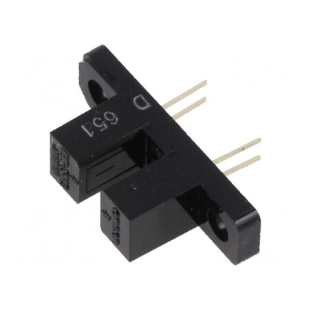 Senzor fotoelectric transmiţător-receptor PCB 30V cu slot | Electronic-mag.ro | Componente Electronice