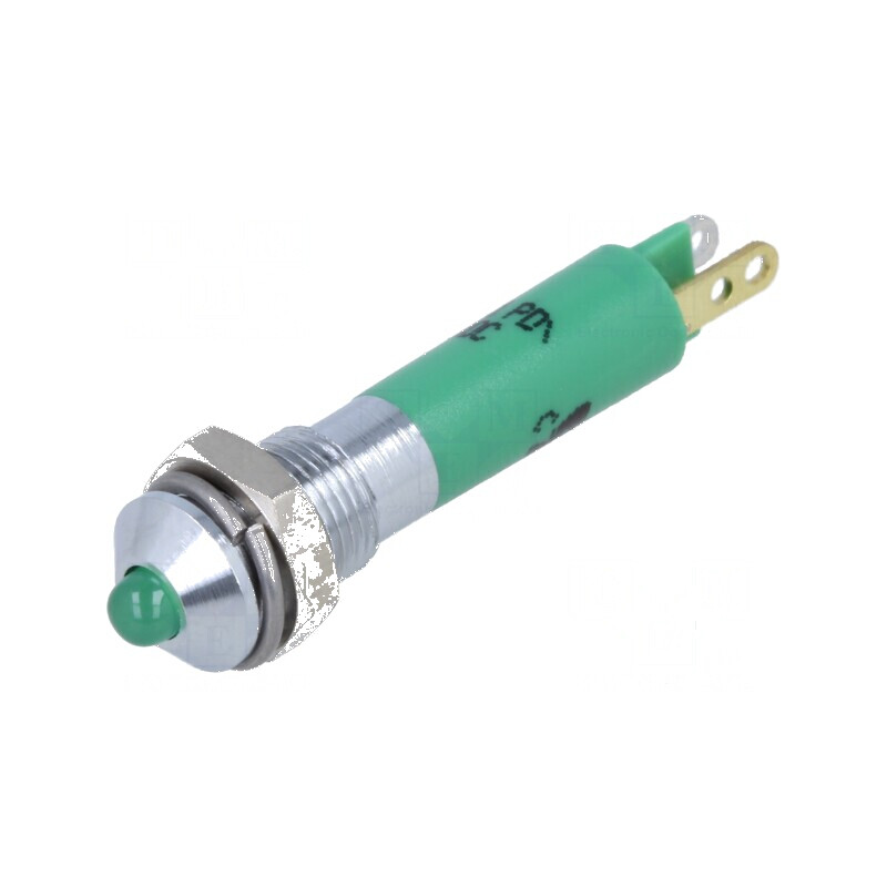 Lampă LED convexă verde 12VDC Ø6mm IP40 ØLED 3mm | Electronic-mag.ro | Componente Electronice Lampă LED convexă verde 12VDC Ø6mm IP40 ØLED 3mm | Electronic-mag.ro | Componente Electronice