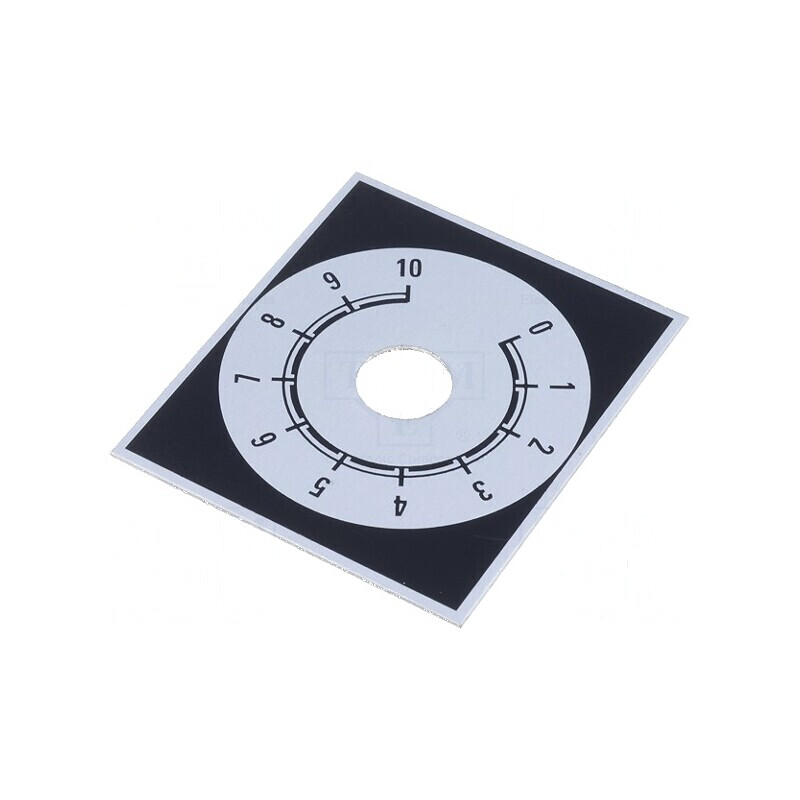 Scală Gamă Aluminiu 0-10 48x42mm Ø10mm | Electronic-mag.ro | Componente Electronice
