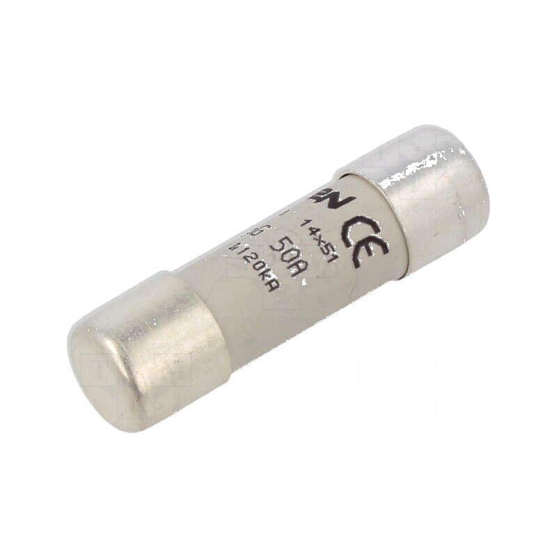 Siguranţă gG 50A 500VAC 14x51mm | Electronic-mag.ro | Componente Electronice
