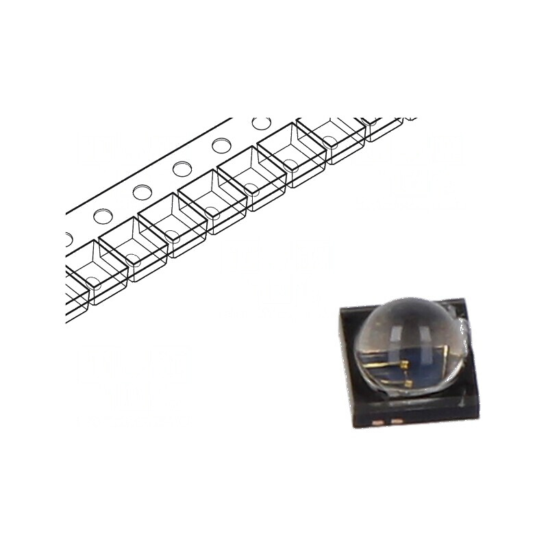 Emițător IR 950nm SMD 1000mA 1425mW 60° | Electronic-mag.ro | Componente Electronice