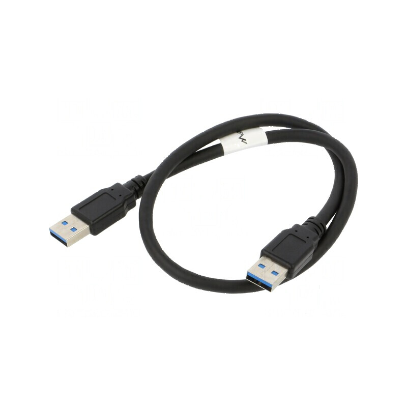 Cablu USB 3.0 A-A nichelat 0,5m PVC | Electronic-mag.ro | Componente Electronice