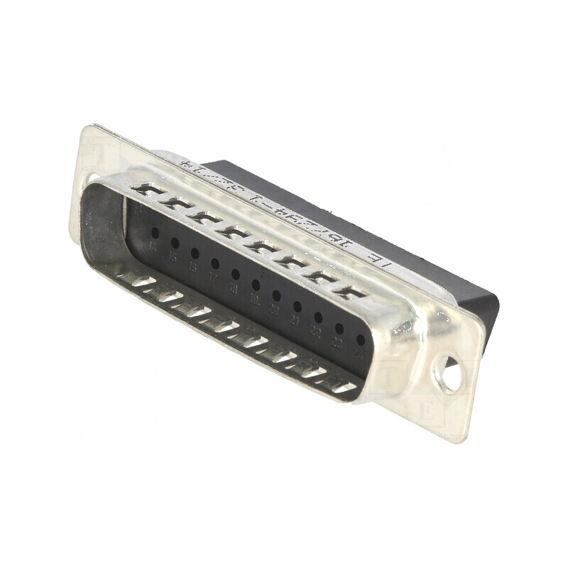 Conector D-Sub 25 pini tată pe cablu fără contacte 39mm | Electronic-mag.ro | Componente Electronice