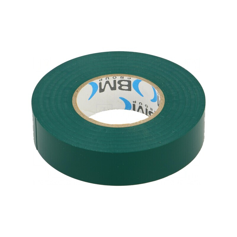 Bandă electroizolantă verde 19mm x 25m - 0,15mm, 0÷90°C | Electronic-mag.ro | Componente Electronice