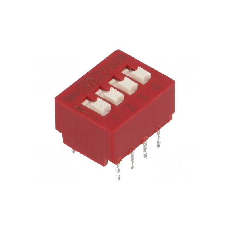 Comutator DIP-SWITCH 4 Secțiuni OFF-ON 0,025A/25VDC | Electronic-mag.ro | Componente Electronice Comutator DIP-SWITCH 4 Secțiuni OFF-ON 0,025A/25VDC | Electronic-mag.ro | Componente Electronice