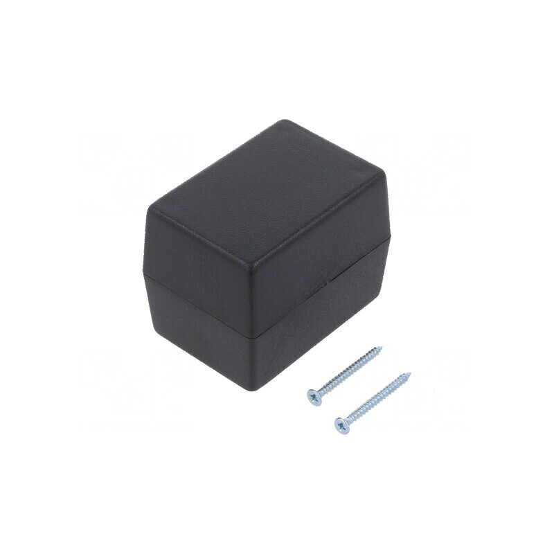 Carcasă universală ABS neagră 47mm x 66mm x 52mm | Electronic-mag.ro | Componente Electronice