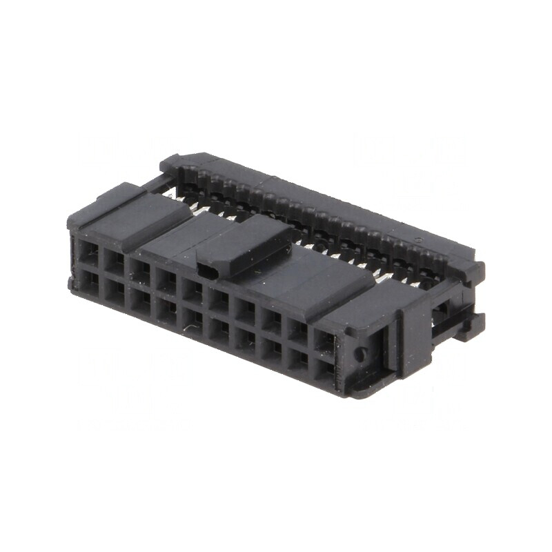 Conector IDC mufă mamă 20 PIN pentru cablu bandă 1,27mm | Electronic-mag.ro | Componente Electronice