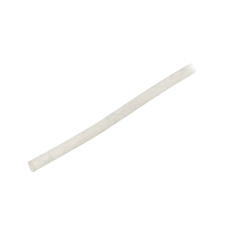 Manșon electroizolant fibră de sticlă naturală 180°C | Electronic-mag.ro | Componente Electronice