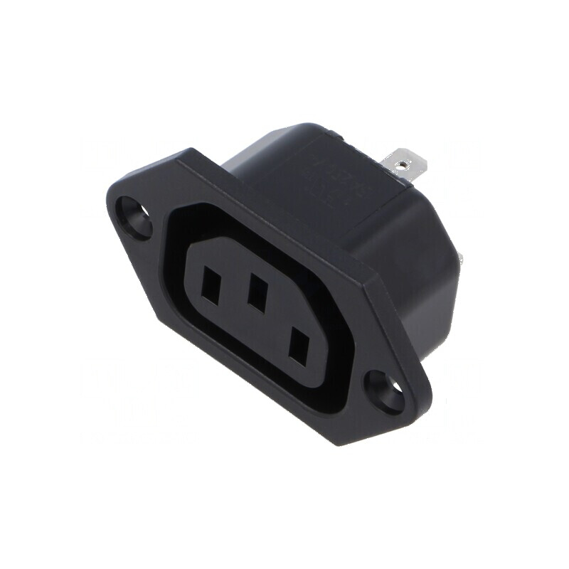 Conector alimentare AC soclu mamă 10A 250VAC IEC 60320 IP30 | Electronic-mag.ro | Componente Electronice Conector alimentare AC soclu mamă 10A 250VAC IEC 60320 IP30 | Electronic-mag.ro | Componente Electronice