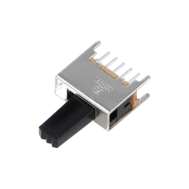 Comutator glisant DPDT 0,3A/125VAC ON-ON THT 2 poziții | Electronic-mag.ro | Componente Electronice