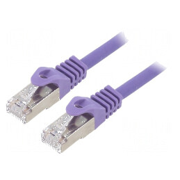 Cablu Patch cord S/FTP 6a LSZH violet 1m 27AWG Cablexpert | Electronic-mag.ro | Componente Electronice