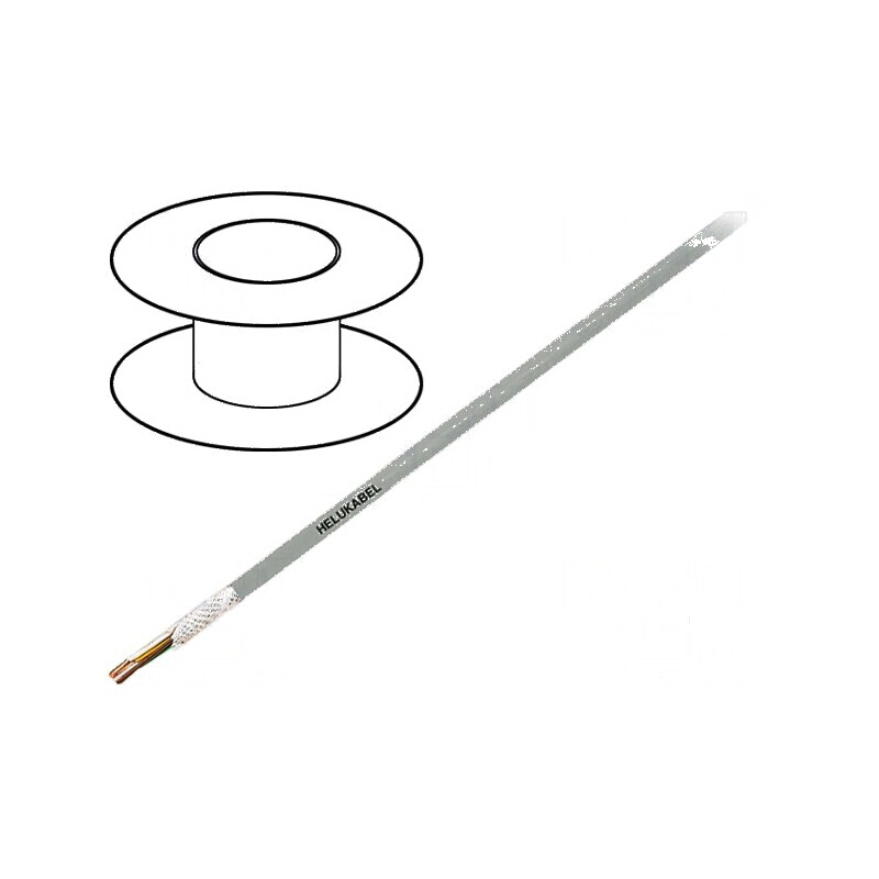 Cablu de control SUPERTRONIC®-PURO 3x0,14mm2 PUR gri | Electronic-mag.ro | Componente Electronice