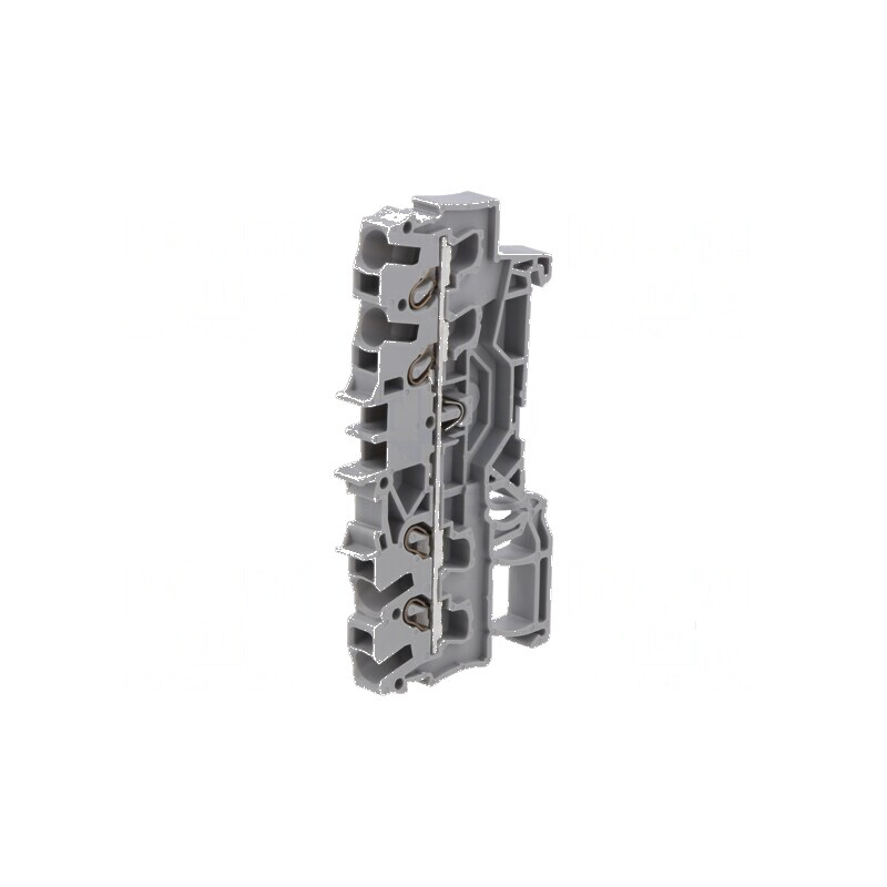 Term. îmbinare şine 2,5mm² 4 borne gri 2002 TS35 | Electronic-mag.ro | Componente Electronice
