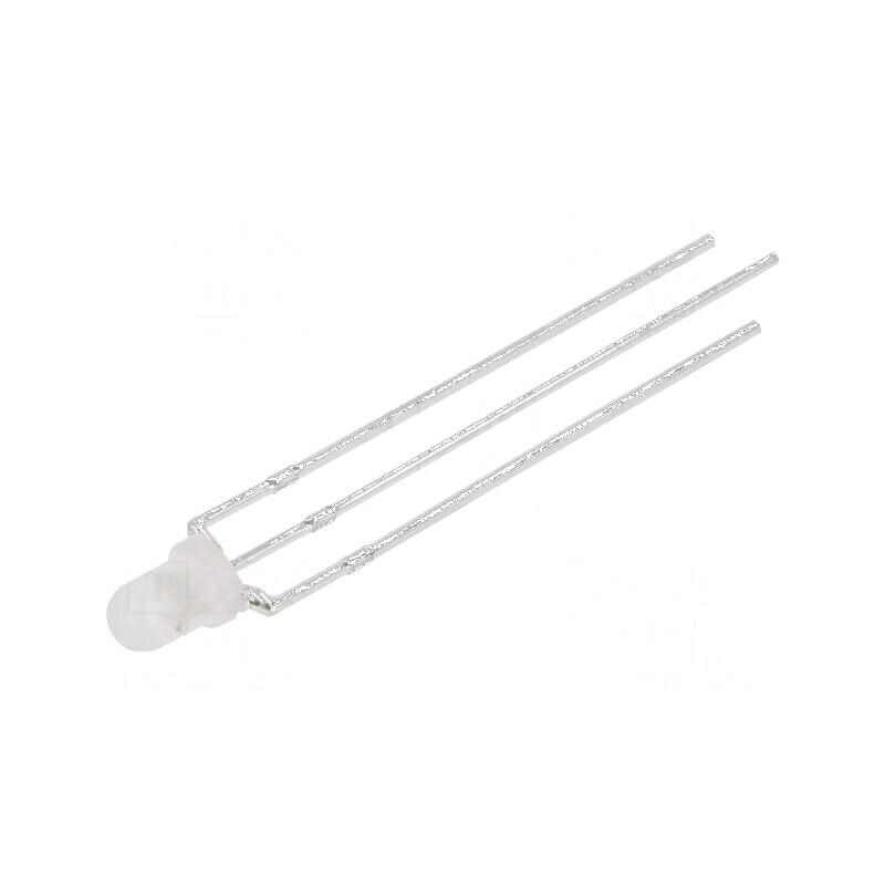 LED 3mm galben/verde 45° convex | Electronic-mag.ro | Componente Electronice