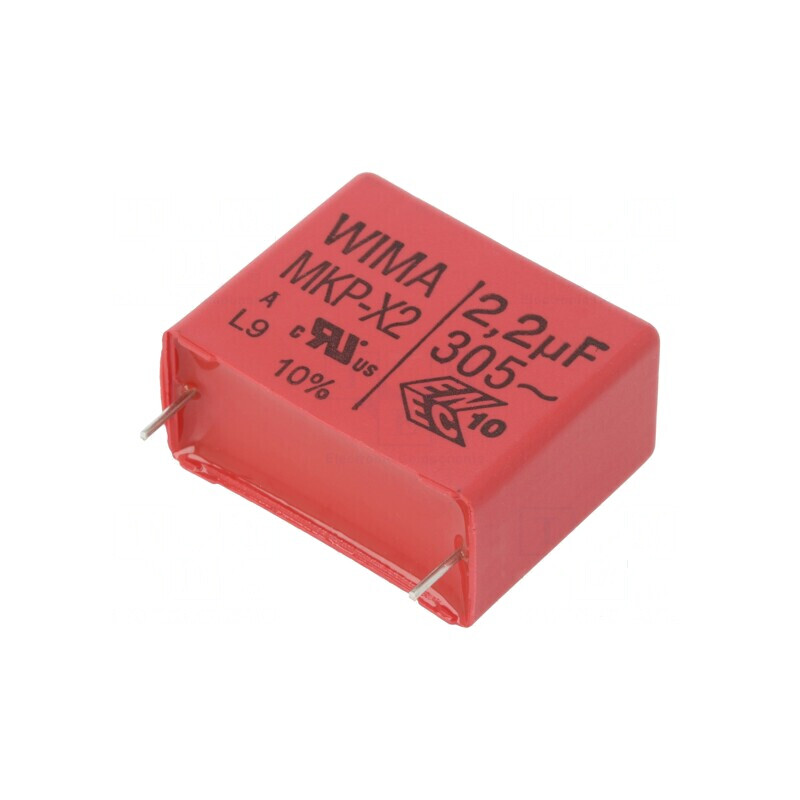 Condensator polipropilenă 2,2uF 31,5x15x26mm THT ±10% | Electronic-mag.ro | Componente Electronice