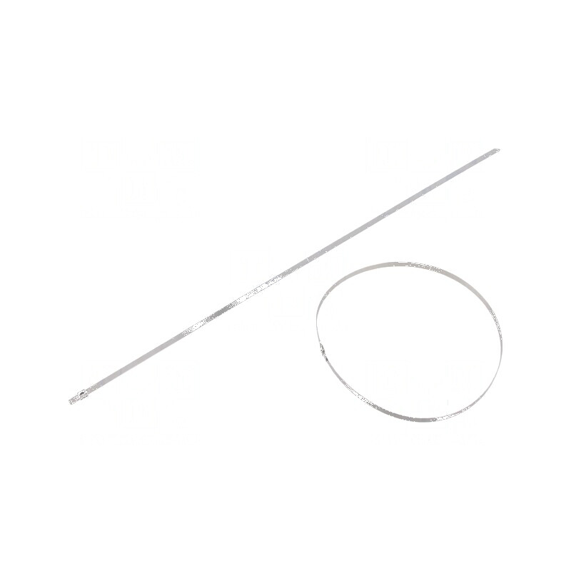 Colier de strângere din oțel inoxidabil AISI 304, 500mm x 5mm | Electronic-mag.ro | Componente Electronice