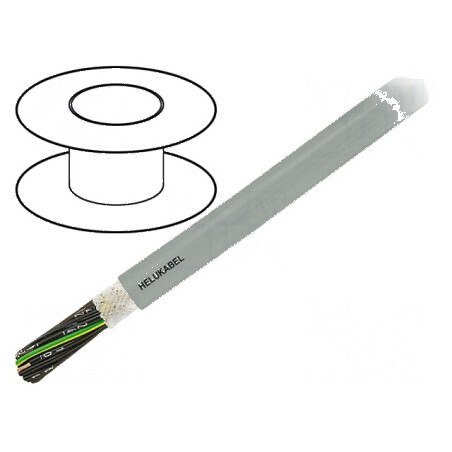 Cablu de control JZ-HF 5G0,5mm² PVC gri litat Cu 6,3mm | Electronic-mag.ro | Componente Electronice