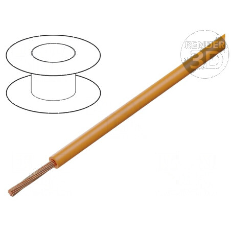 Cablu FLRY-A 1x0,75mm2 litat Cu PVC portocalie 60V Clasa 5 | Electronic-mag.ro | Componente Electronice