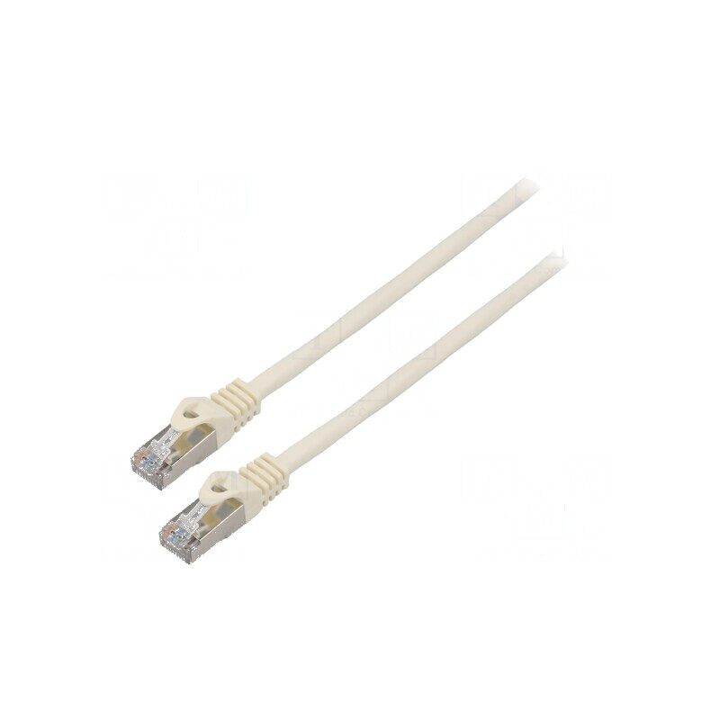 Cabluri patch F/UTP 6 litat CCA PVC alb 3m 26AWG | Electronic-mag.ro | Componente Electronice