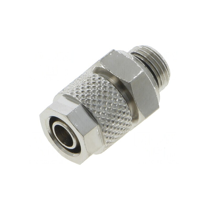 Fiting cu șurub filetat max. 15bar din alamă nichelată 6mm | Electronic-mag.ro | Componente Electronice
