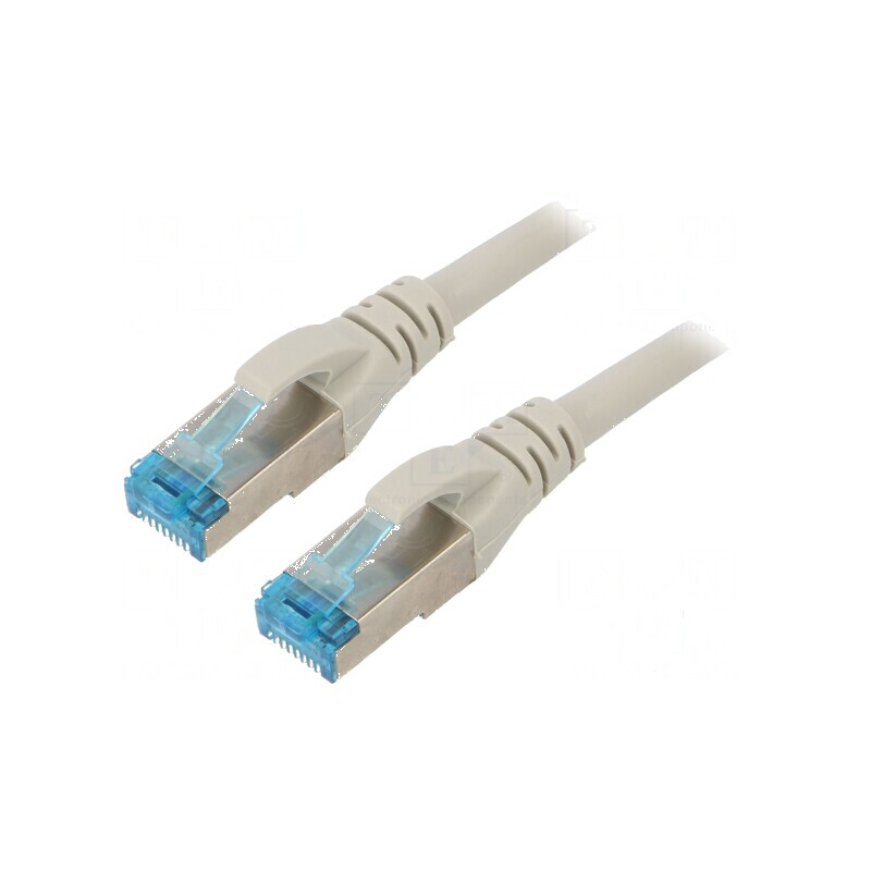 Cablaj Patch Cord SF/UTP 5e 0,5m CCA PVC Gri 26AWG | Electronic-mag.ro | Componente Electronice