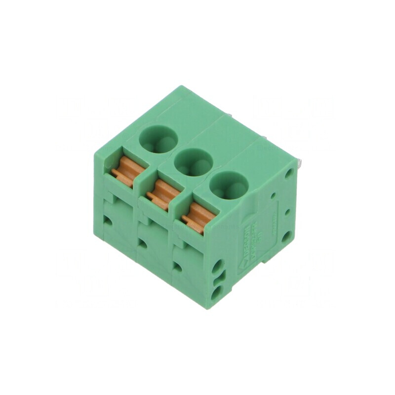 Regletă de conexiuni PCB 5mm cu 3 piste pentru buton | Electronic-mag.ro | Componente Electronice