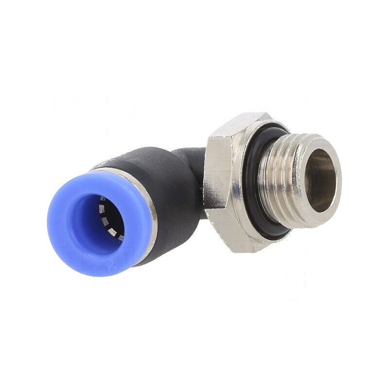 Racord push-in unghi 90° rotativ 0,95-15 bar 0-60°C | Electronic-mag.ro | Componente Electronice