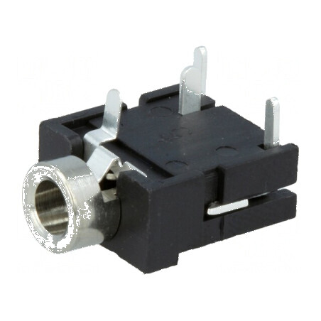 Conector Jack 3,5mm Soclu Mamă Stereo 90° 3 Piste | Electronic-mag.ro | Componente Electronice