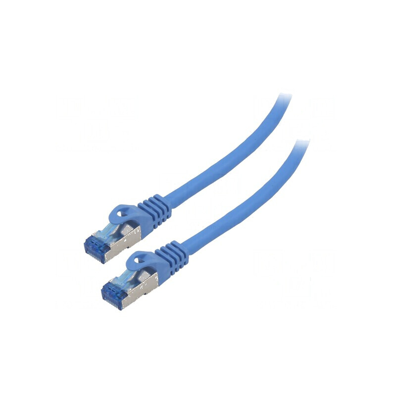 Cablul Patch S/FTP 6a CCA LSZH Albastru 1,5m 26AWG | Electronic-mag.ro | Componente Electronice
