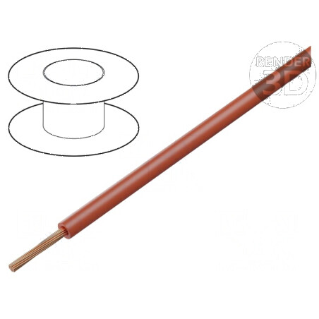 Cablu SiF 1x4mm2 cu litat din cupru siliconat, roșu, temperaturi -50÷180°C, 300V/500V | Electronic-mag.ro | Componente Electroni